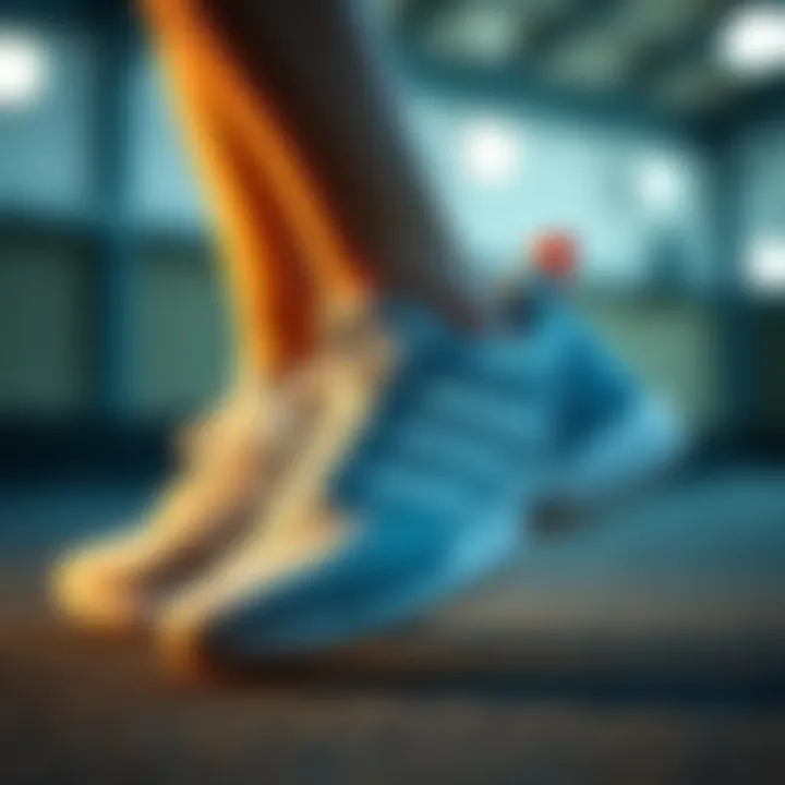 Innovative features of Adidas athletic shoes highlighted