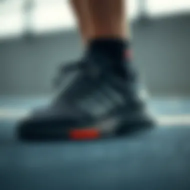 A detailed look at the advanced materials used in Adidas footwear, emphasizing breathability and durability