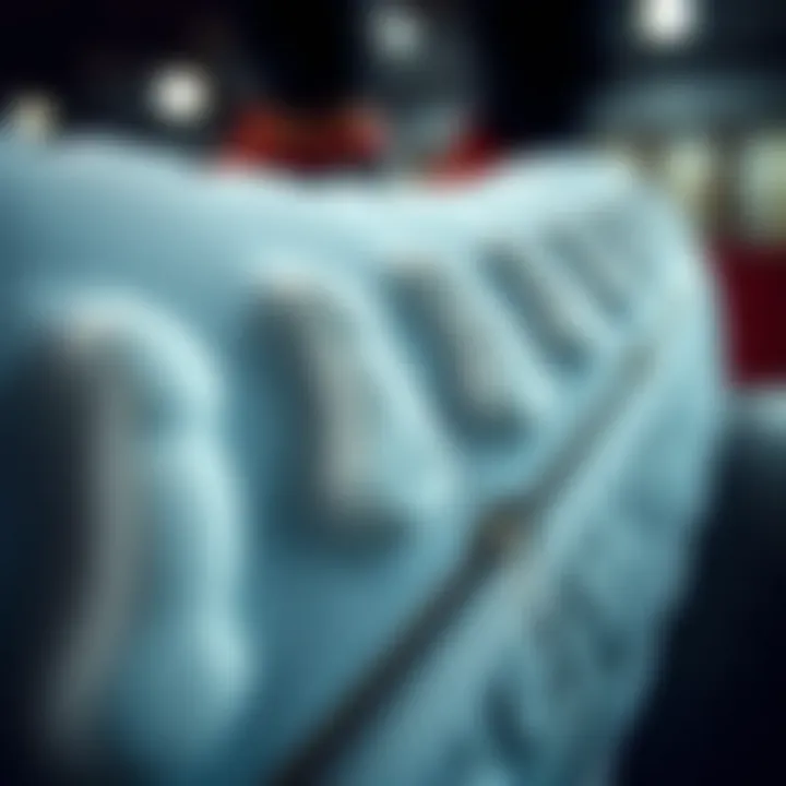 Close-up of Cloudfoam cushioning technology