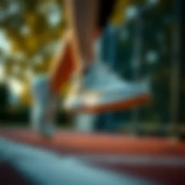 User showcasing versatility in Cloudfoam footwear during exercise