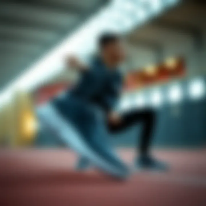 Athletic Performance with Adidas Forum Mid User engaging in an athletic activity wearing Adidas Forum Mid