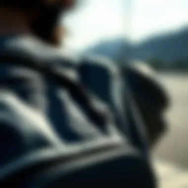 Close-up of the durable materials used in Adidas women's bags