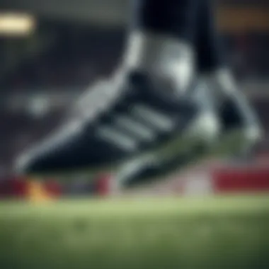 Stylish Adidas cleats on the field