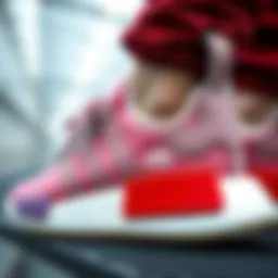 Detailed view of adidas NMD V3 showcasing innovative design elements