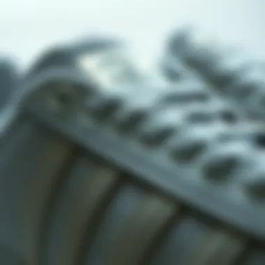 Close-up of the high-quality materials used in Adidas Superstar