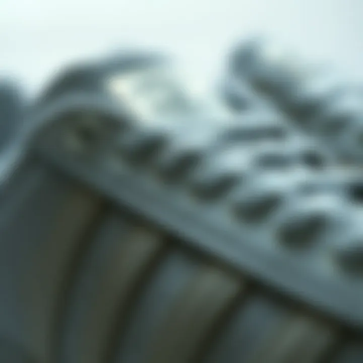 Close-up of the high-quality materials used in Adidas Superstar
