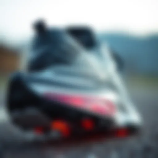 Close-up of Air Zoom technology in athletic footwear