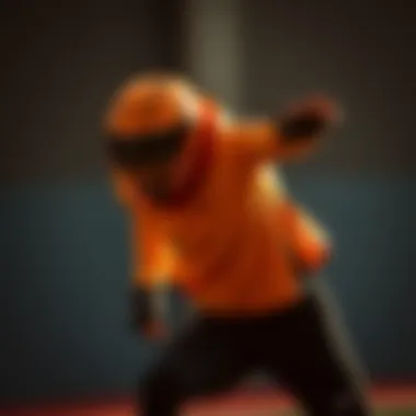 Dynamic athlete showcasing performance with Air Zoom gear