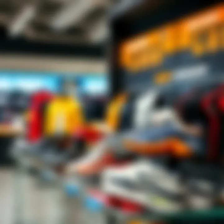 Comparison of Air Zoom products in a retail setting