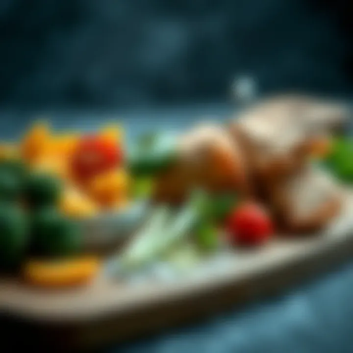 Visual representation of nutrient-rich foods