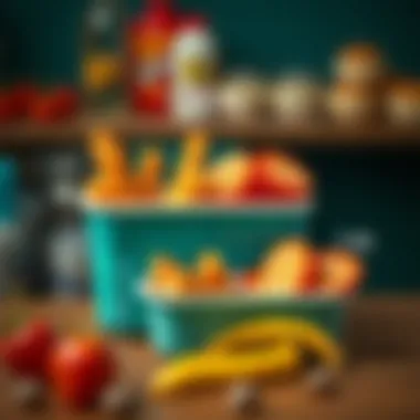 Illustration of portion sizes for snacks