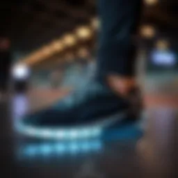 Stylish athletic footwear showcasing modern design