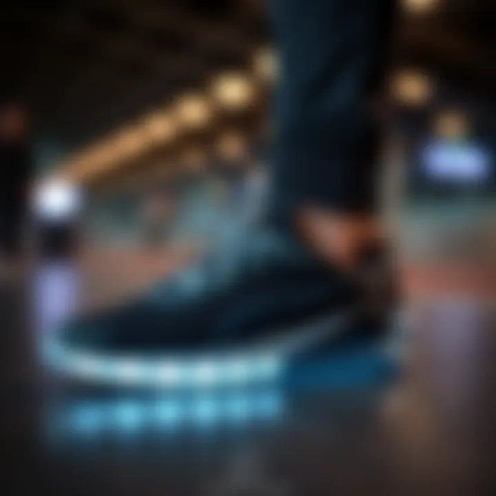 Stylish athletic footwear showcasing modern design