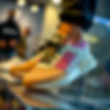 Adidas Footwear Collection Stylish Adidas footwear collection on showcase