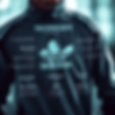 Infographic illustrating the integration of technology in sports apparel