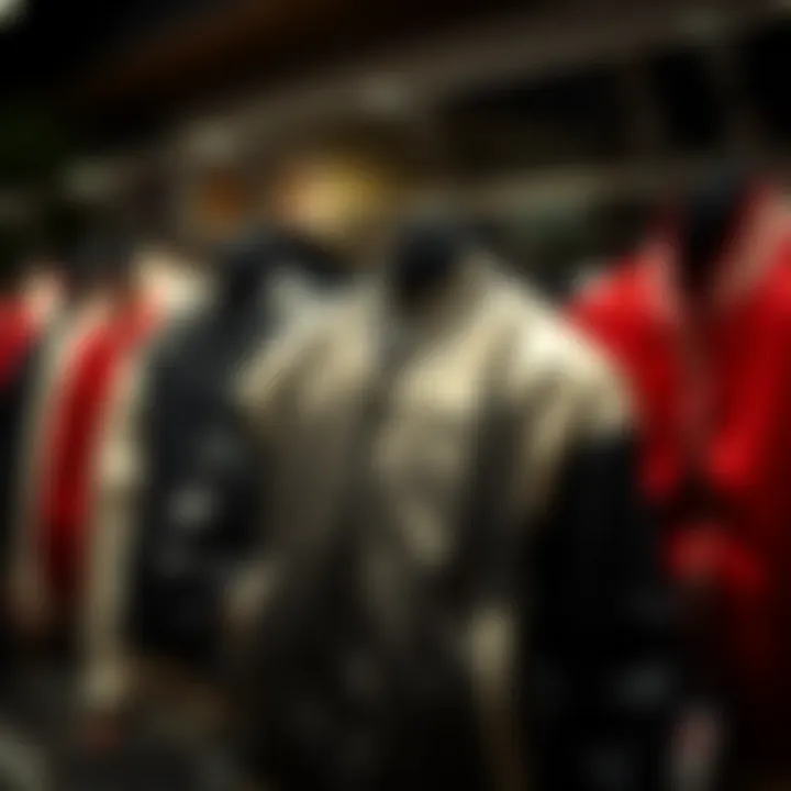 Variety of Baseball Jacket Styles Diverse styles of baseball jackets displayed