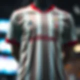 Detailed view of Beşiktaş 2017-2018 home jersey design