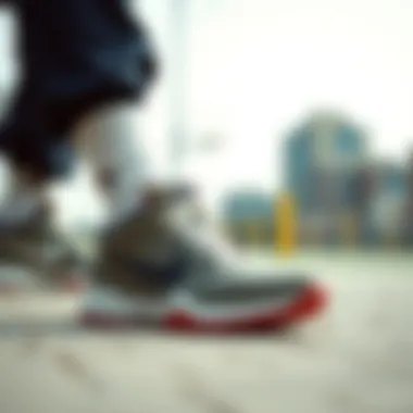 Stylish look of Lillard's shoes in casual settings