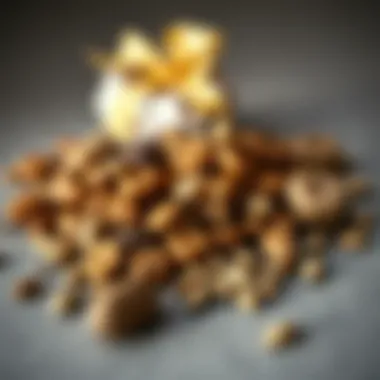 An assortment of nuts and seeds known for their iron content