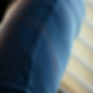 Premium Fabric for Optimal Comfort Close-up of high-quality fabric used in sports half tights