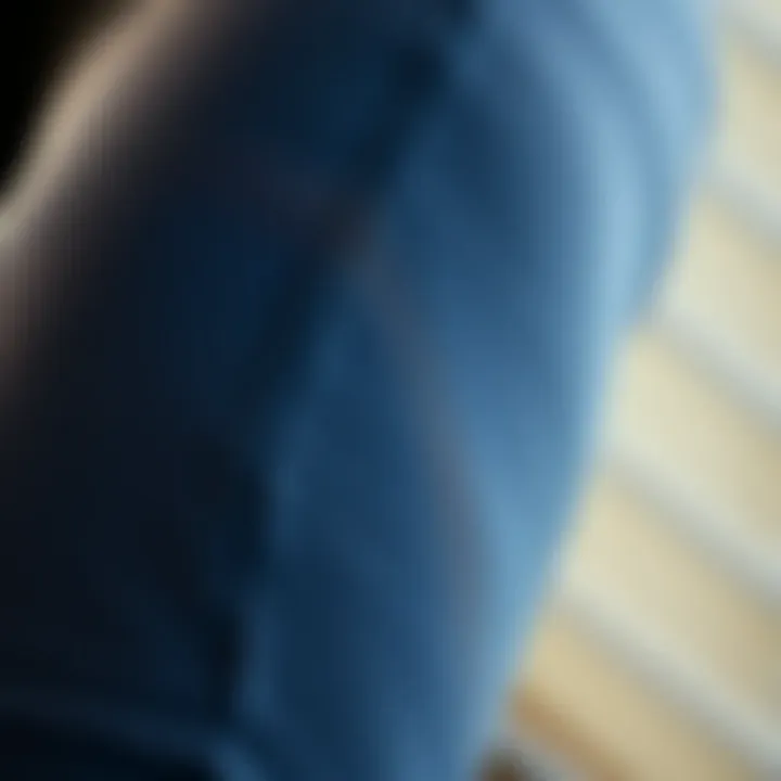 Premium Fabric for Optimal Comfort Close-up of high-quality fabric used in sports half tights