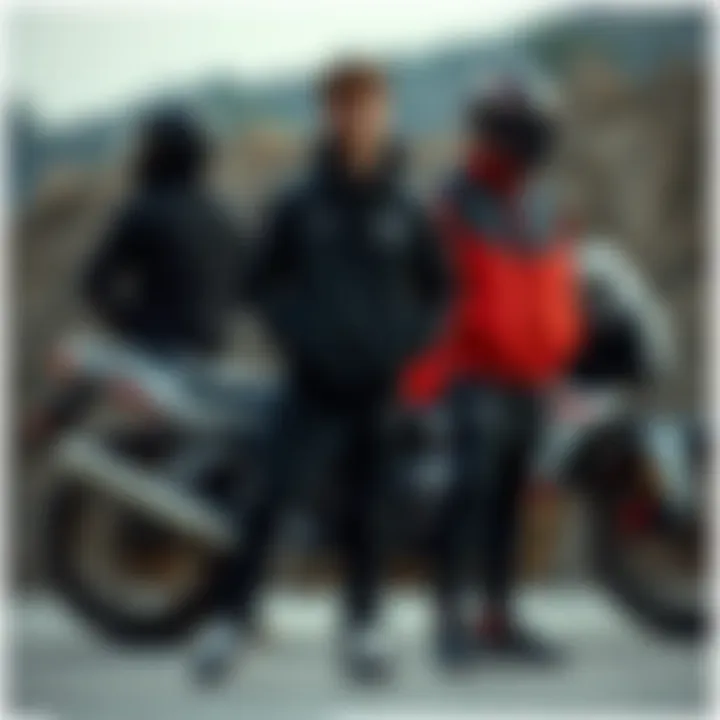 Fashionable Ensemble with Puma and BMW Motorsport Fashionable outfit combining Puma and BMW Motorsport outerwear