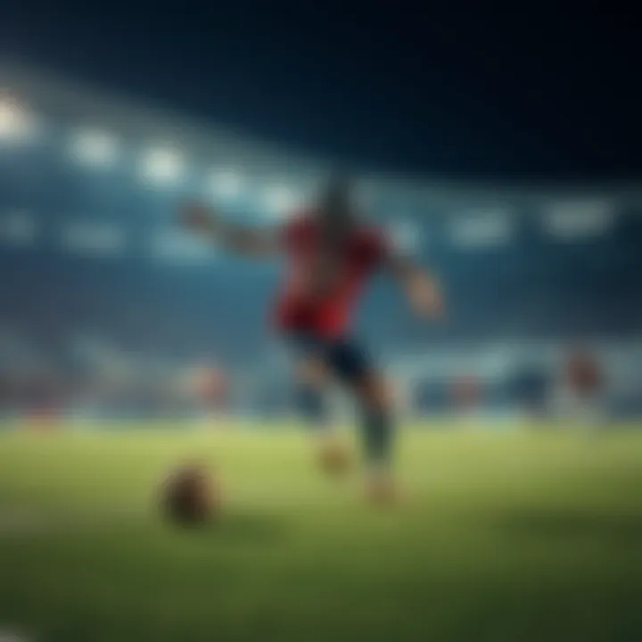 Online shopping experience for football equipment