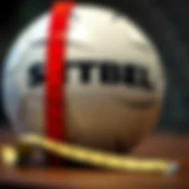 Understanding Soccer Ball Sizes Soccer ball sizes displayed next to a measuring tape