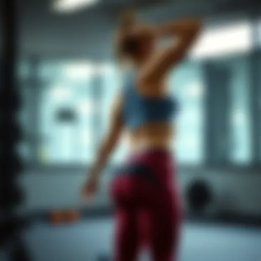 Exercise demonstrating glute activation