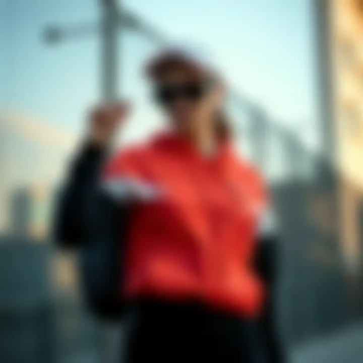 Stylish athletic outfit showcasing versatility