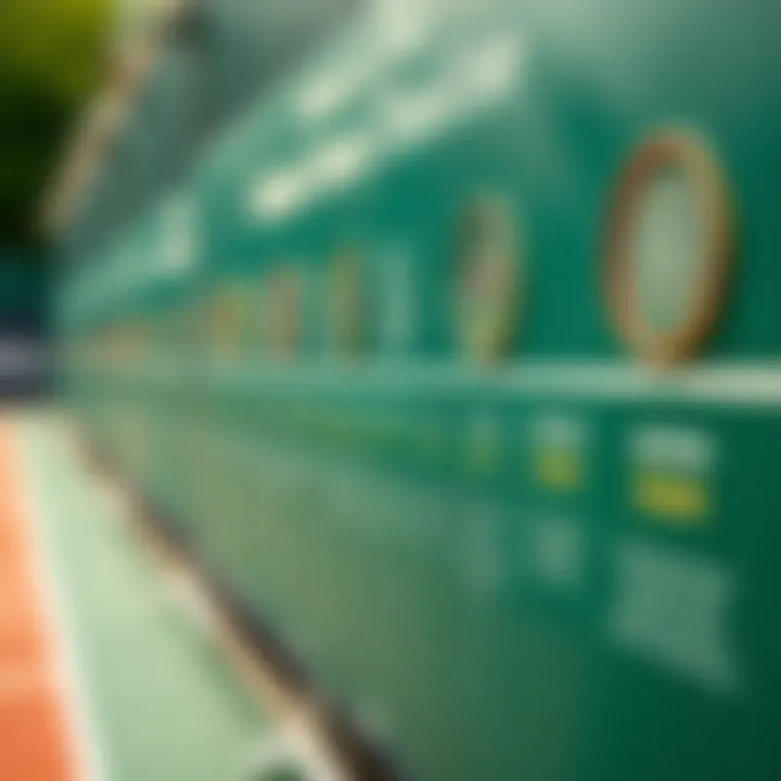 A historical timeline highlighting milestones in women's tennis