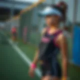 Stylish girls' sports outfit for active play