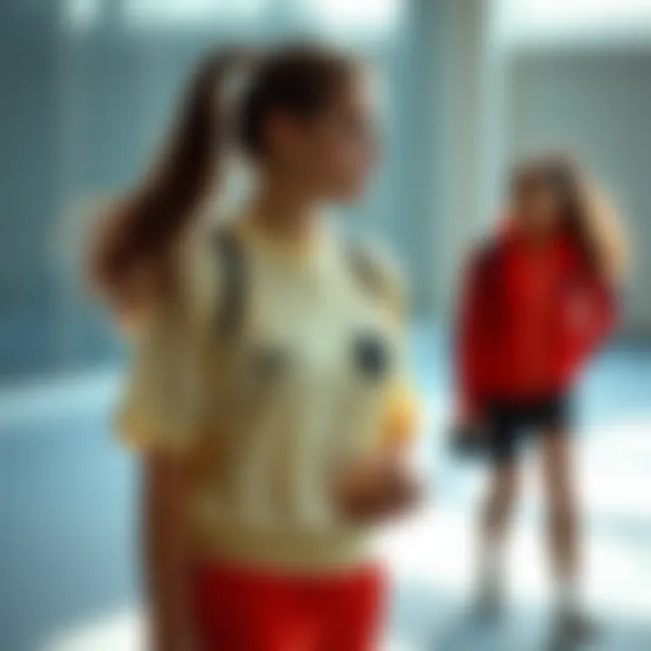 Trendy Sportswear for Active Girls Trendy sportswear for girls engaging in various activities