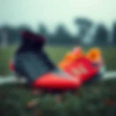 Comparison of different types of soccer cleats highlighting their features