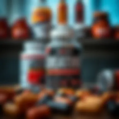 Visual representation of creatine supplements