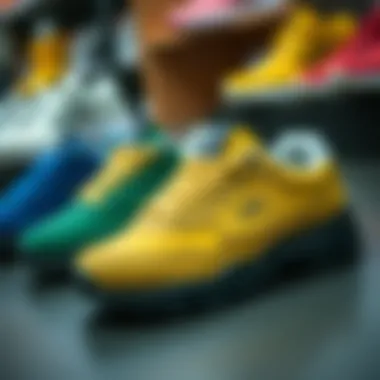 Stylish display of Lumberjack junior sports shoes in various colors