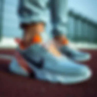 Trendy Nayk sports shoes showcasing modern design elements.