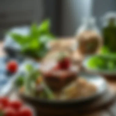 A well-prepared meal featuring lean proteins and whole grains