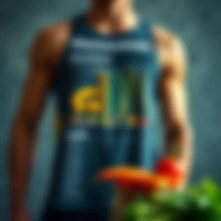 Nutritional chart for athletes showcasing macronutrients