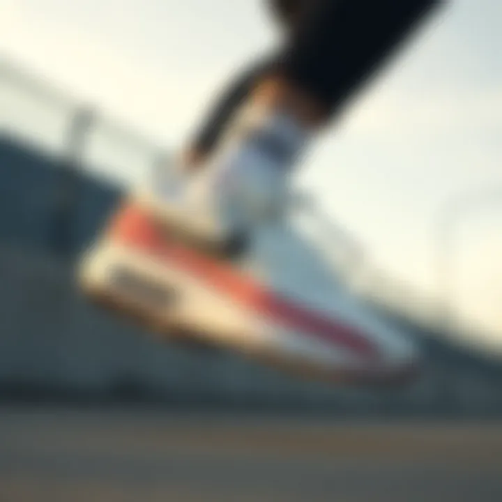 Performance in Motion: Nike Air Max Excee Leather Dynamic action shot demonstrating the performance of Nike Air Max Excee Leather