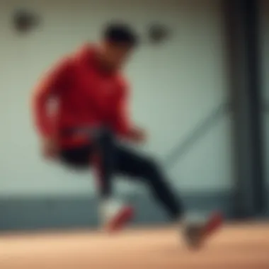 Player showcasing moves in Nike Air Zoom