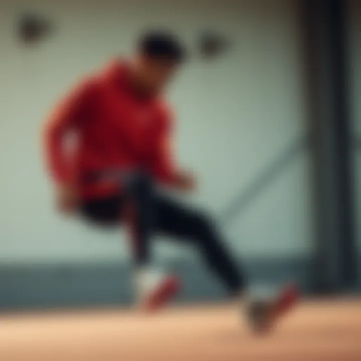 Player showcasing moves in Nike Air Zoom