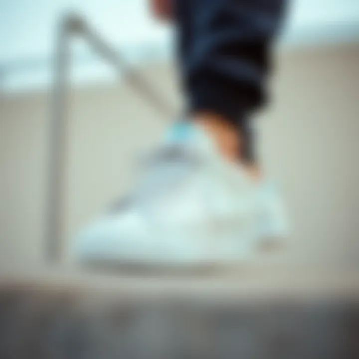 Fashionable outfit paired with Nike Blazer shoes