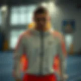 Innovative sportswear design showcasing eco-friendly materials