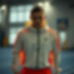 Innovative sportswear design showcasing eco-friendly materials