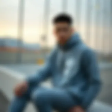 Nike grey tracksuit capturing the essence of modern athleisure