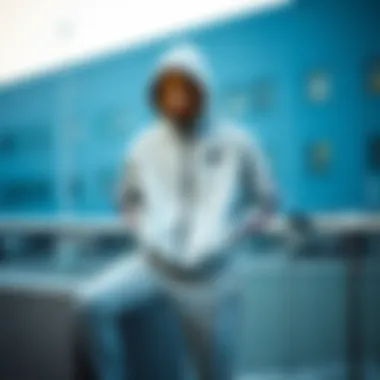 Stylish outfit combination featuring Nike grey tracksuit