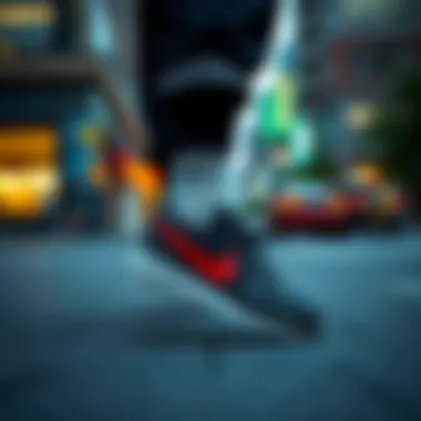 Trendsetting Nike Just Do It shoes in urban lifestyle