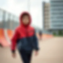 Stylish Nike kids jacket showcasing modern design