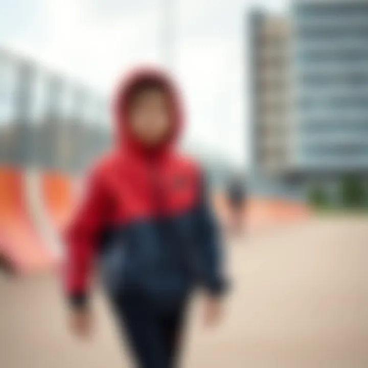 Modern Design of Nike Kids Jacket Stylish Nike kids jacket showcasing modern design